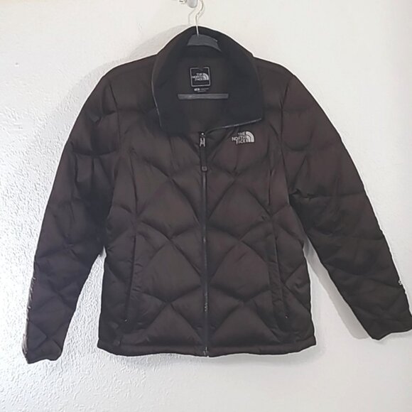 THE NORTH FACE Women's Puffer 550 Chocolate Brown Winter Jacket, size Large - Picture 2 of 11